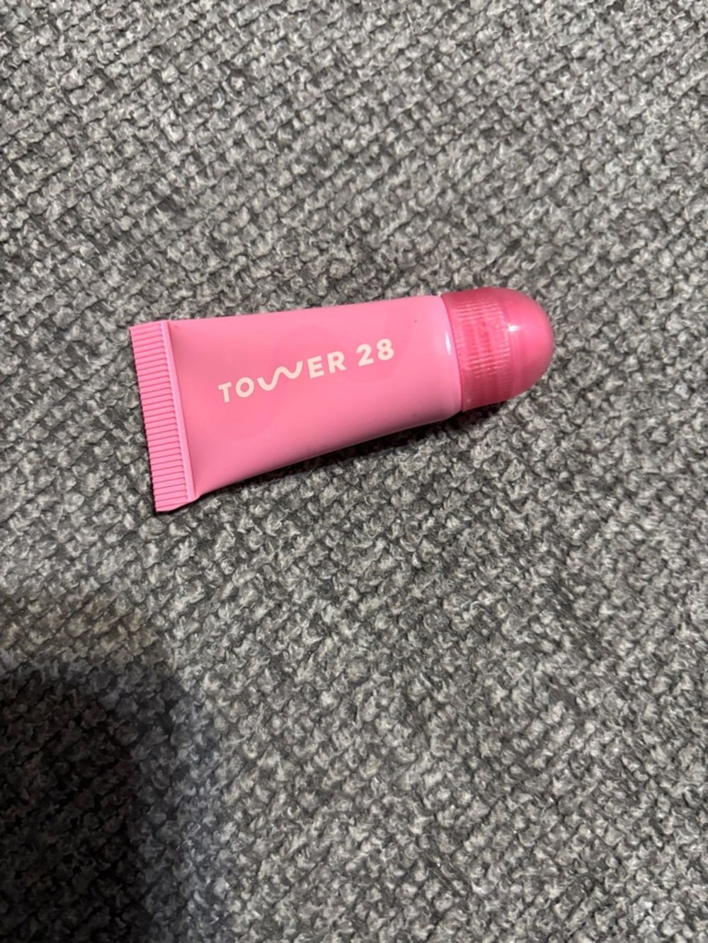 Tower 28 Bubblegum Pink Lip Balm Gloss